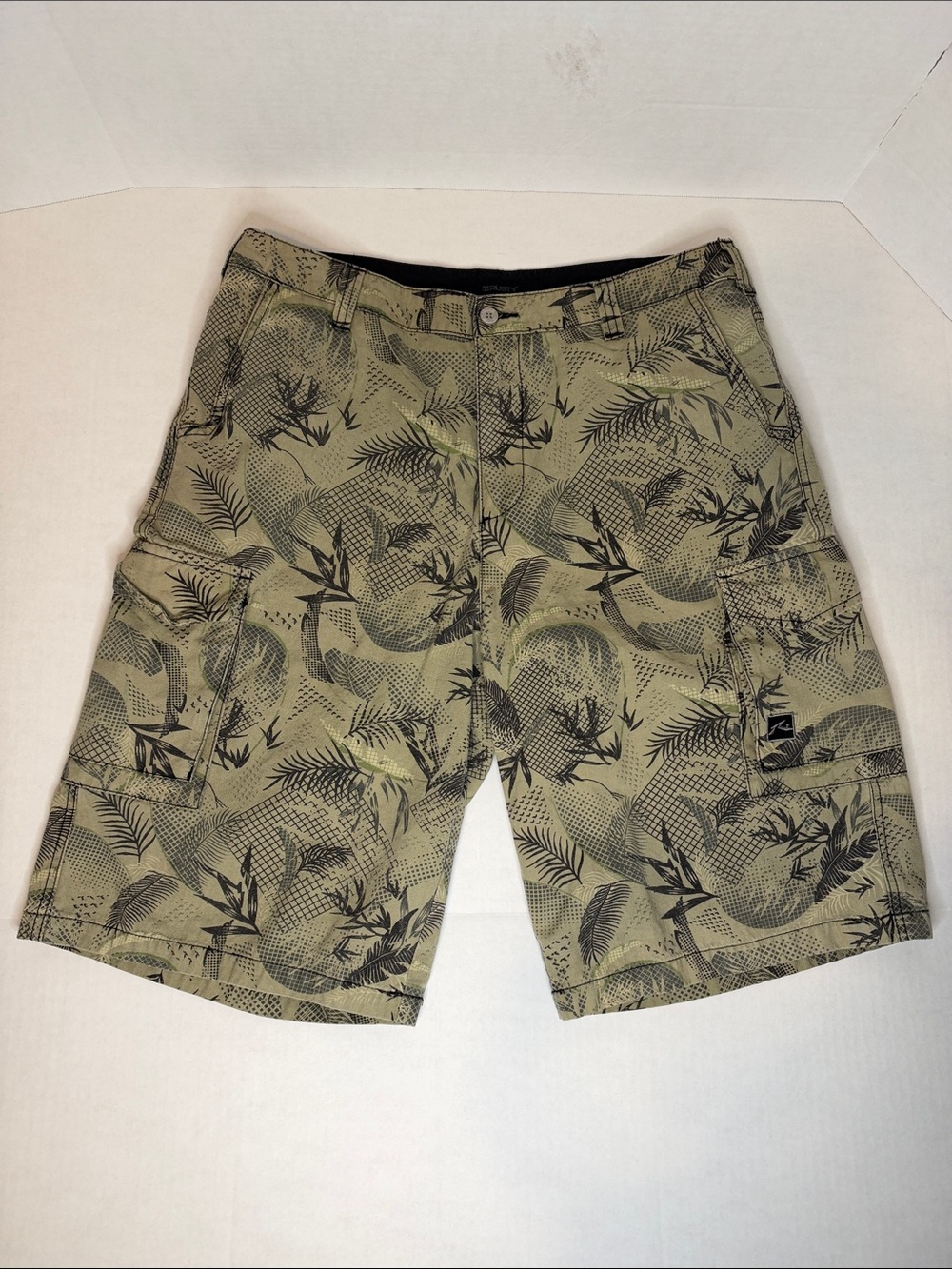 Rusty Men's Tropical Cargo Shorts
